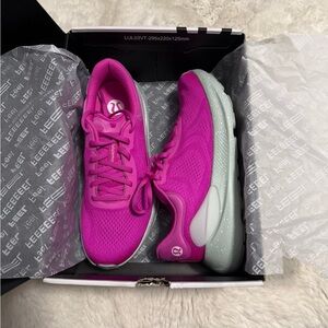 lululemon athletica Vibrant Pink Women's Running Shoes with Light Gray Sole
